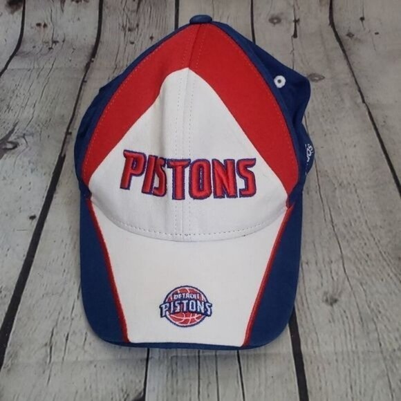 Detroit Pistons Basketball Adidas Ball Cap Hat - Picture 1 of 10